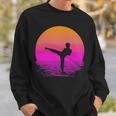 Martial Arts Womens Silhouette Retro 169 Shirt Sweatshirt Gifts for Him