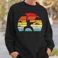 Martial Arts Womens Silhouette Retro 170 Shirt Sweatshirt Gifts for Him