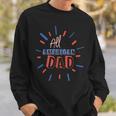 Mens All American Dad 4Th Of July Family Matching Cute Holiday Sweatshirt Gifts for Him