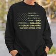 Mens Fathers Day Gift From Grandkids Dad Grandpa Great Grandpa Sweatshirt Gifts for Him