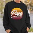 Mens Papa Since 1990 31St Birthday 31 Years Fathers Day Sweatshirt Gifts for Him