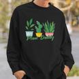 Mens Plant Daddy Funny Gardening Sweatshirt Gifts for Him