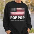 Mens Pop Pop The Man Myth Legend Fathers Day 4Th Of July Grandpa Sweatshirt Gifts for Him
