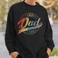 Mens Retro Vintage Best Dad Ever Father Daddy Fathers Day Gift Sweatshirt Gifts for Him