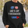 Mens Shes My Firecracker His And Hers 4Th July Matching Couples Sweatshirt Gifts for Him