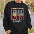 Mixtape Cassettes Retro Vintage Music Cassette 90S 80S Tape Sweatshirt Gifts for Him