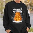 Monster Pumpkin Sweatshirt Gifts for Him