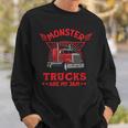 Monster Trucks Are My Jam Sweatshirt Gifts for Him