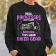 Motorcycle Real Princesses Wear Biker 483 Shirt Sweatshirt Gifts for Him