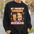 My Favorite Cookies Call Me Meemaw 882 Shirt Sweatshirt Gifts for Him