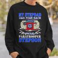 My Stepdad Has Your Back Proud Army 685 Shirt Sweatshirt Gifts for Him