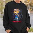 Orange Tabby Gangsta Cat Tattoos Bandana July 4Th Cat Lover Sweatshirt Gifts for Him