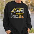 Pappy Birthday Crew Construction S Gift Birthday Sweatshirt Gifts for Him