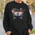 Paraguay Flag Butterfly Graphic Sweatshirt Gifts for Him
