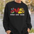 Peace Love Cinco De Mayo Funny V2 Sweatshirt Gifts for Him