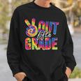 Peace Out Fifth Grade Tie Dye Funny Graduation 5Th Grade Sweatshirt Gifts for Him