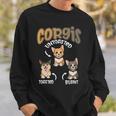 Pembroke Welsh Corgi Untoasted Toasted Burnt Dog Lovers V4 Sweatshirt Gifts for Him