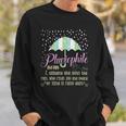 Pluviophile Definition Rainy Days And Rain Lover Sweatshirt Gifts for Him