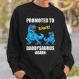Promoted To Dad Again 2022 Trex Daddy Again Est 2022 Ver2 Sweatshirt Gifts for Him