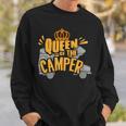 Queen Of The Camper - Funny Camping Rv Sweatshirt Gifts for Him