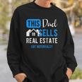 Real Estate Agent Men Dad Funny Realtor Gift Raglan Baseball Sweatshirt Gifts for Him