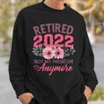 Retired 2022 Retirement Gifts For Women 2022 Cute Pink Sweatshirt Gifts for Him
