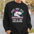 Retro Dont Mess With Meemawsaurus Youll Get Jurasskicked Sweatshirt Gifts for Him