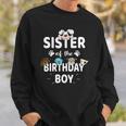 Sister Of The Birthday Boy Dog Lover Party Puppy Theme Sweatshirt Gifts for Him