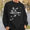 Soul Road With Flying Birds Sweatshirt Gifts for Him