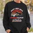 Stepdad Dinosaur Sweatshirt Gifts for Him