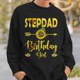Stepdad Of The Birthday Girl Dad Sunflower Gifts Sweatshirt Gifts for Him