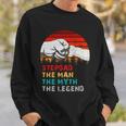 Stepdad The Man The Myth The Legend Sweatshirt Gifts for Him
