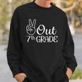 Summer Last Day Of School Graduation Peace Out 7Th Grade Sweatshirt Gifts for Him