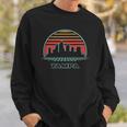Tampa City Skyline Retro Vintage 80S Style Sweatshirt Gifts for Him