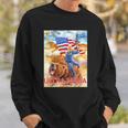 Trump Ultra Maga The Great Maga King Trump Riding Bear Sweatshirt Gifts for Him