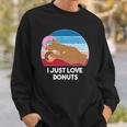 Two In The Pink One In The Stink Donut Two Coot One Boot Sweatshirt Gifts for Him
