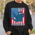 Ultra Maga Madafakas Cat American Flag Sweatshirt Gifts for Him