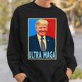 Ultra Maga President Donald Trump Gift Sweatshirt Gifts for Him