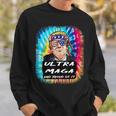 Ultra Maga Trump America Fun Tie Dye Sweatshirt Gifts for Him