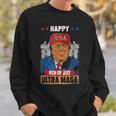 Ultra Maga Trump Happy 4Th Of July American Flag Sweatshirt Gifts for Him