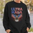 Ultra Maga United State Flag Proud Ultra-Maga Sweatshirt Gifts for Him