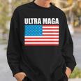 Ultra Maga Us Flag V2 Sweatshirt Gifts for Him