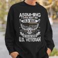 Veteran Us Veteran 204 Navy Soldier Army Military Sweatshirt Gifts for Him
