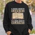 Vintage Censorship Book Reading Nerd I Read Banned Books Sweatshirt Gifts for Him