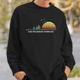 Vintage Lake Nacimiento California Sunset Souvenir Print Sweatshirt Gifts for Him