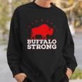 Vintage Pray For Buffalo - Buffalo Strong Sweatshirt Gifts for Him