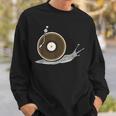 Vinyl Snail Vinyl Records Dj Vinyl Slug Lp Collector 155 Trending Shirt Sweatshirt Gifts for Him