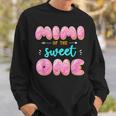 Women Mimi Of Sweet One First Birthday Matching Family Donut Sweatshirt Gifts for Him
