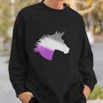 Womens Ace Asexual Unicorn Lgbt Pride Stuff March Pride Month Sweatshirt Gifts for Him