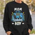 Womens Mom Of The Birthday Boy Matching Family Video Gamer Party Sweatshirt Gifts for Him